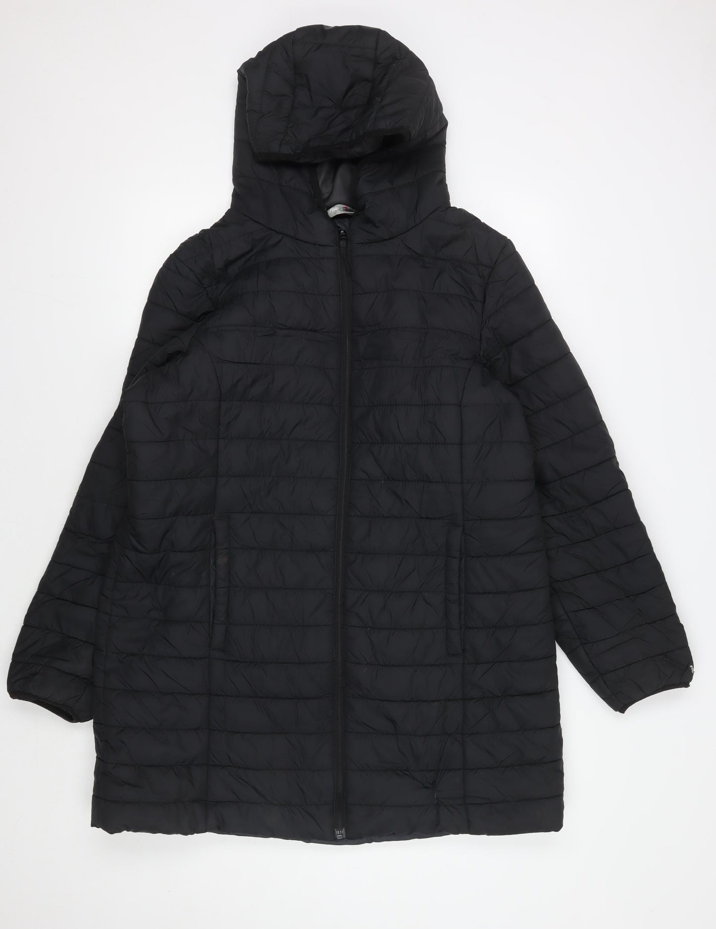 Peter Storm Men's Black Puffer Jacket 16 Plus Hooded