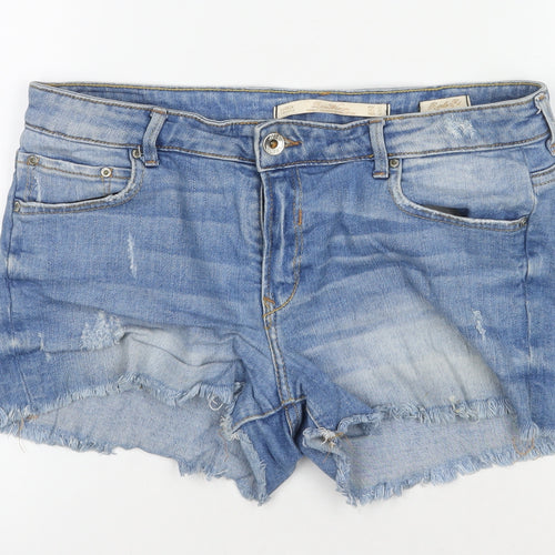 Desa Woman Blue Denim Cut-Off Shorts Size 12