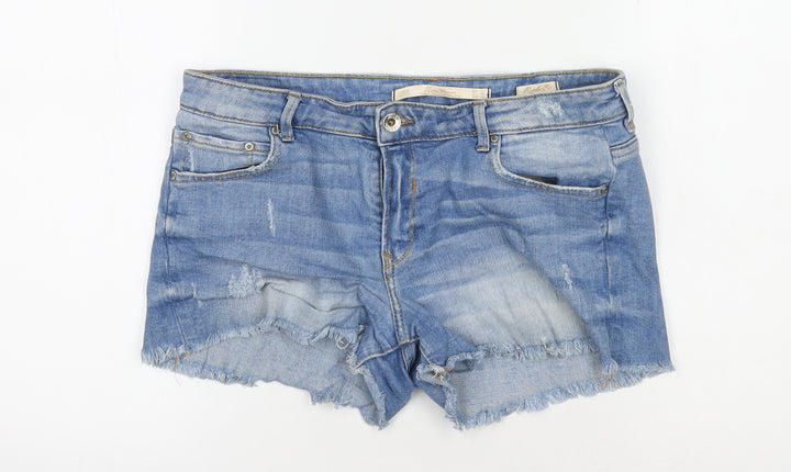 Desa Woman Blue Denim Cut-Off Shorts Size 12