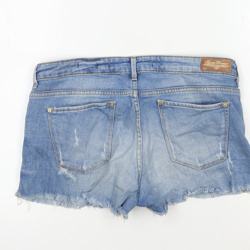 Desa Woman Blue Denim Cut-Off Shorts Size 12