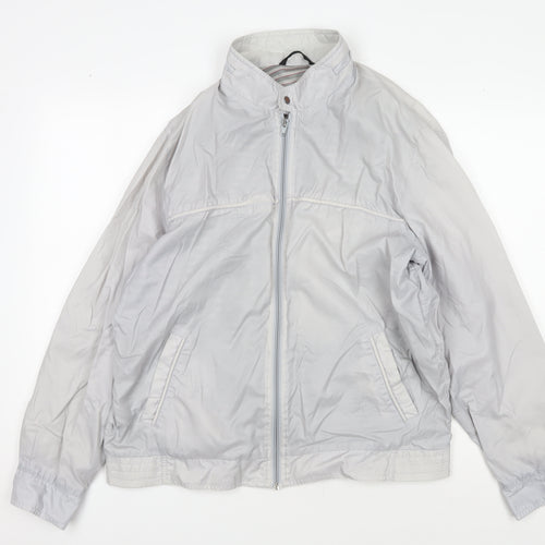 BHS Men's Grey Windbreaker Jacket L