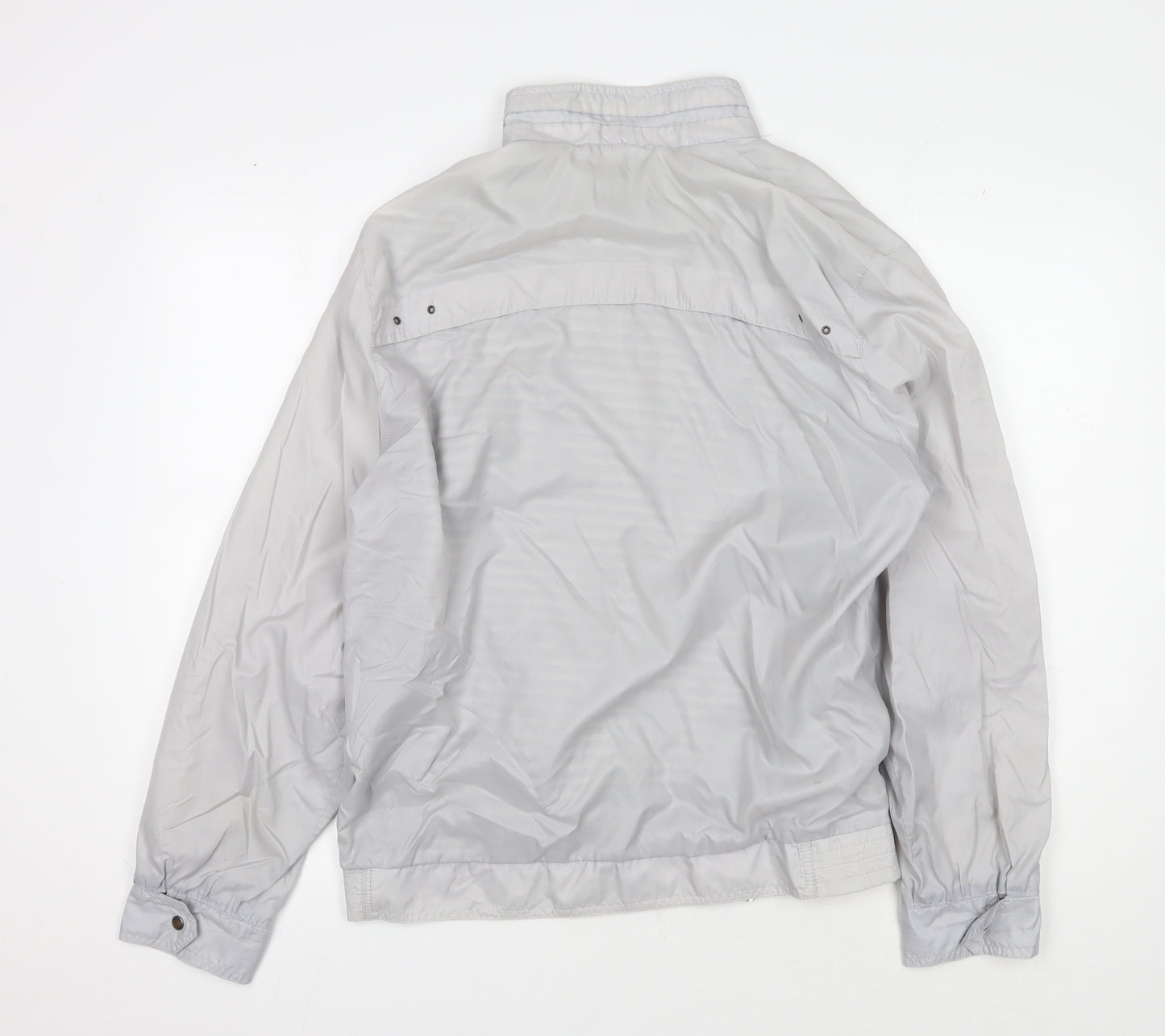 BHS Men's Grey Windbreaker Jacket L