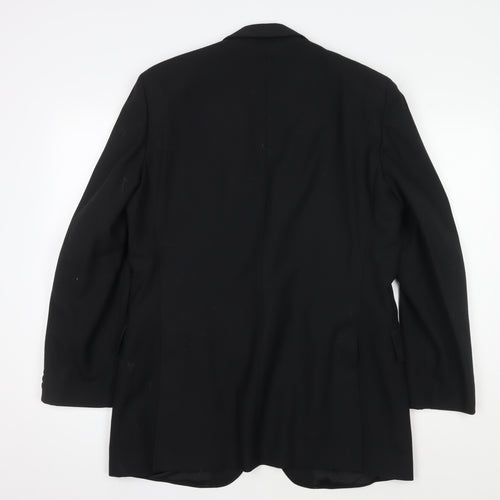 Moss Bros Men's Black Tuxedo Blazer, Size 42, Shawl Lapel