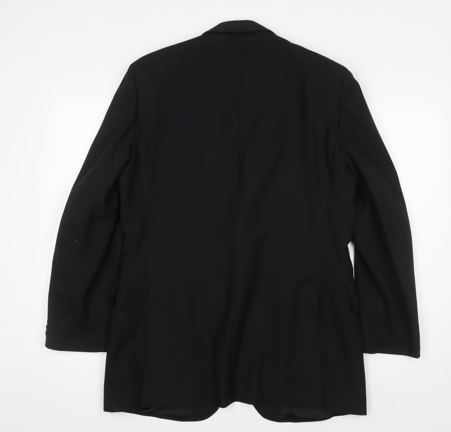 Moss Bros Men's Black Tuxedo Blazer, Size 42, Shawl Lapel