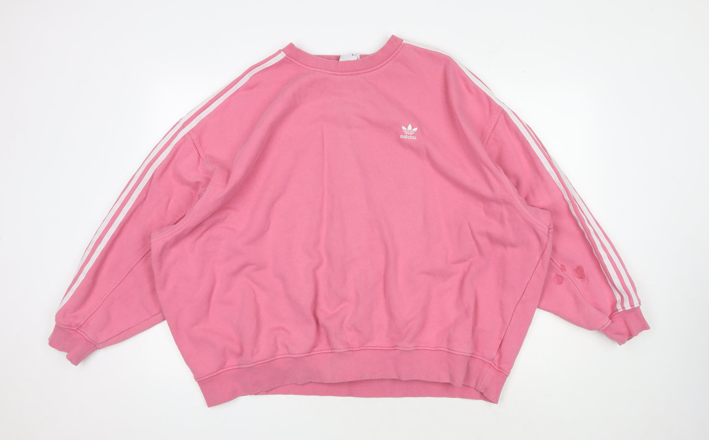 Adidas Women’s Pink Pullover Sweatshirt Size 18