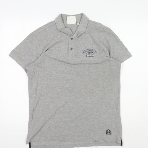 TOG24 Grey Men's M Polo Shirt, Short Sleeve, Casual