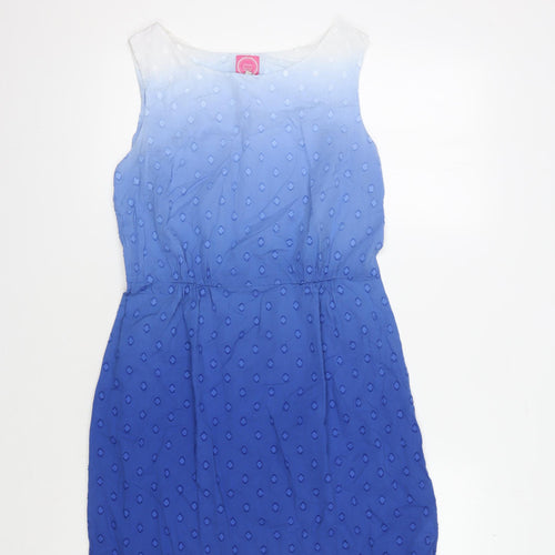 Joules Women's Blue Sleeveless Dress Size 10