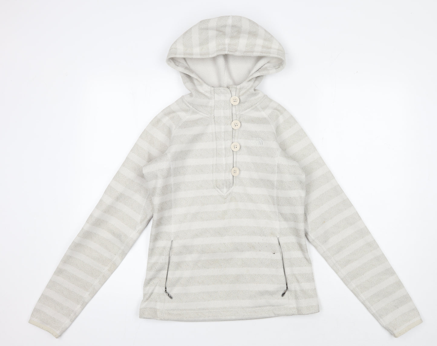 The North Face Women's Beige XS Pullover Fleece Hoodie