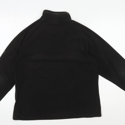 Craghoppers Black Unisex Fleece Sweatshirt Size 18