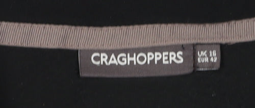 Craghoppers Black Unisex Fleece Sweatshirt Size 18