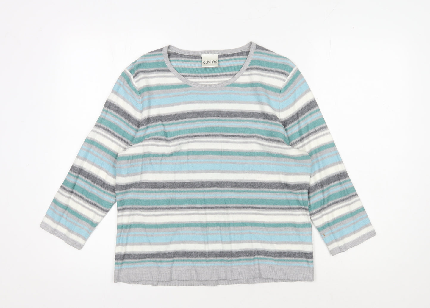 Eastex Women's Multicolour Striped Pullover Jumper