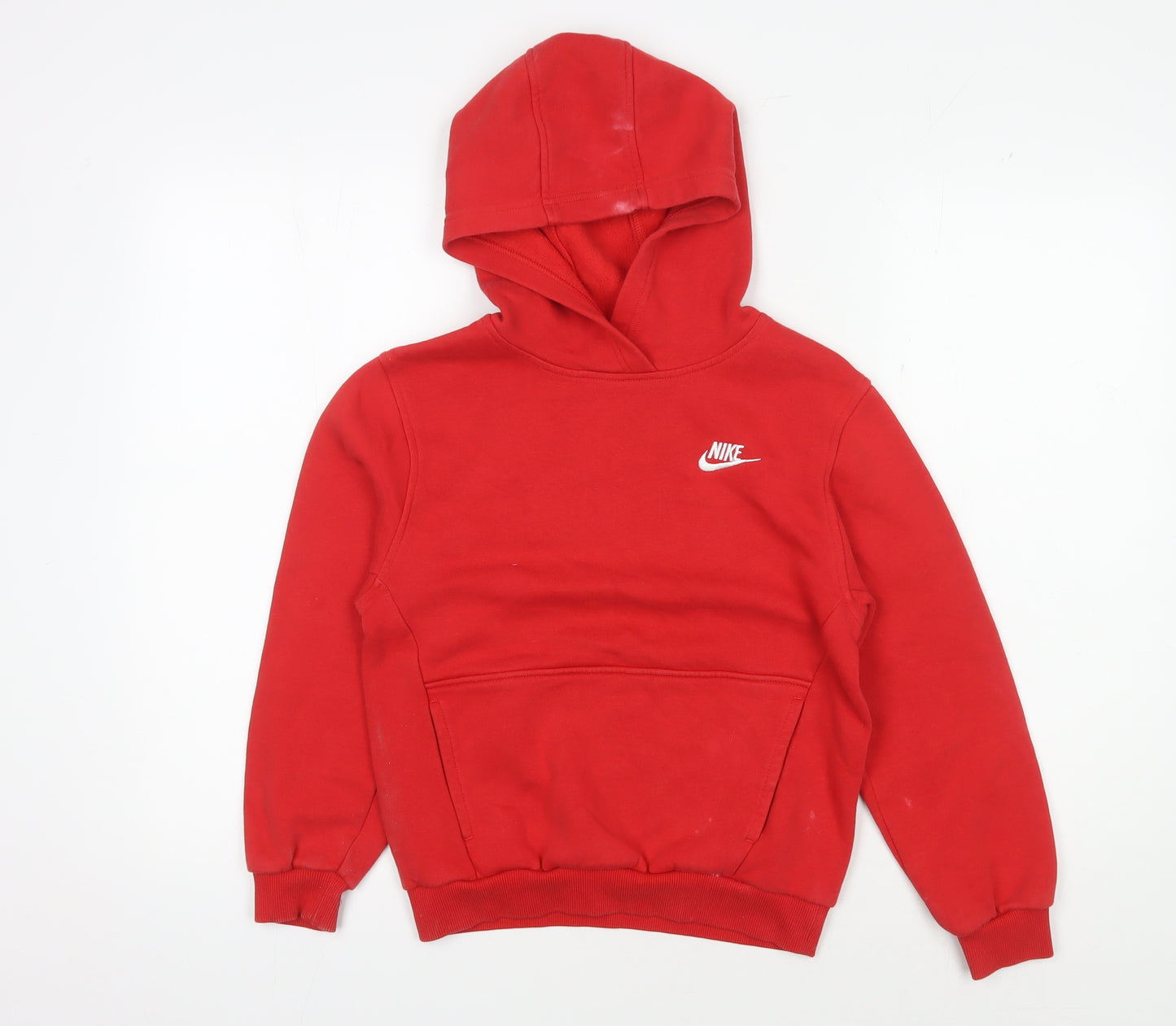 Nike Boys Red Hoodie Pullover Sweatshirt Age 10-11 Years