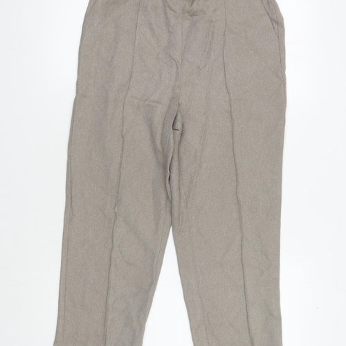 Honor Millburn Women's Beige Trousers, Size 12, Regular Fit