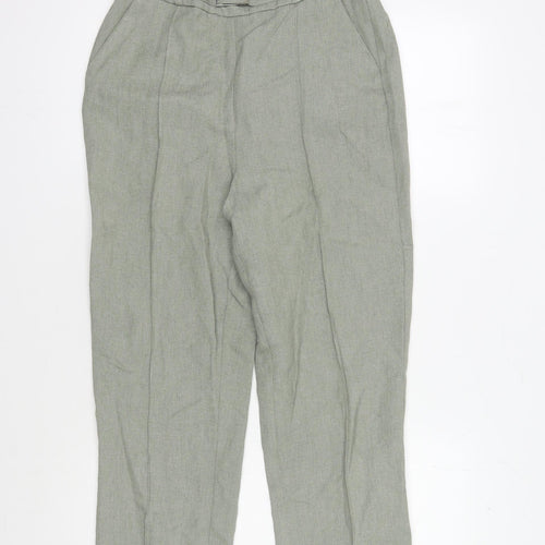 Honor Millburn Women's Grey Trousers Size 12, Elastic Waist