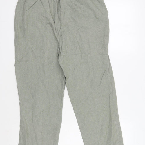 Honor Millburn Women's Grey Trousers Size 12, Elastic Waist
