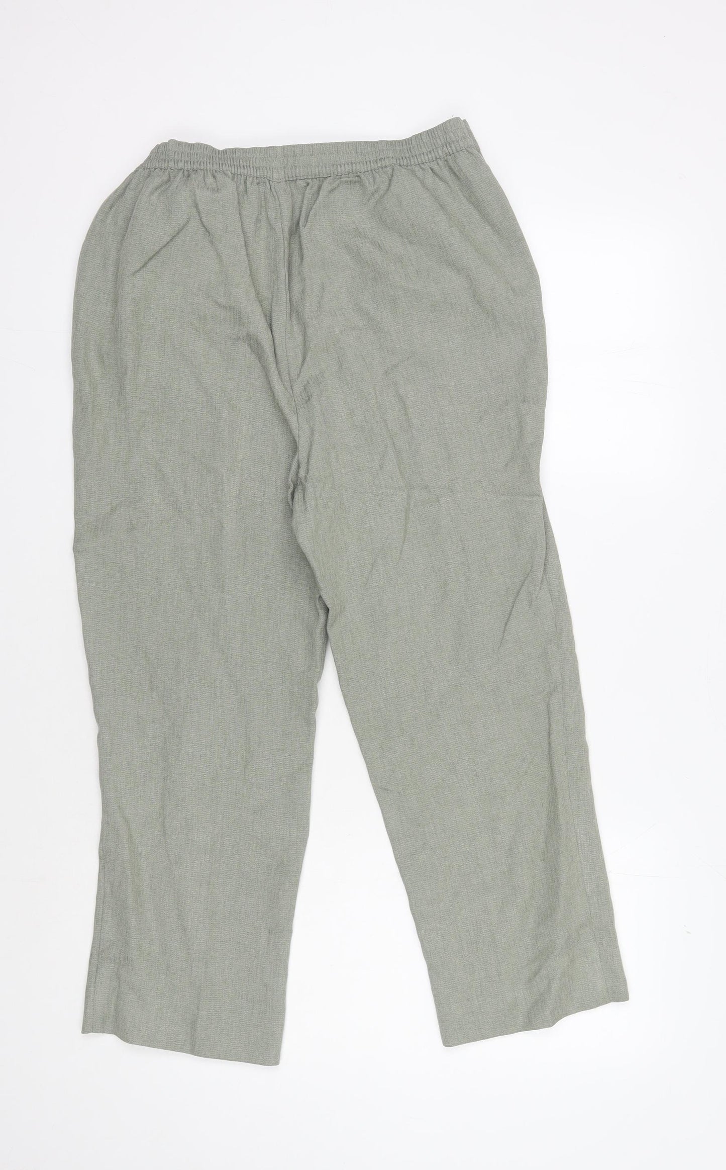 Honor Millburn Women's Grey Trousers Size 12, Elastic Waist