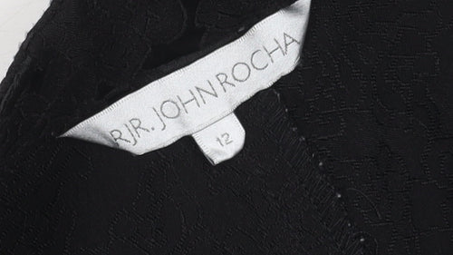 RJR John Rocha Women's Black Trousers Size 12