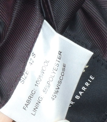 Chester Barrie Men's Black Blazer, 42S, Formal Wool Jacket