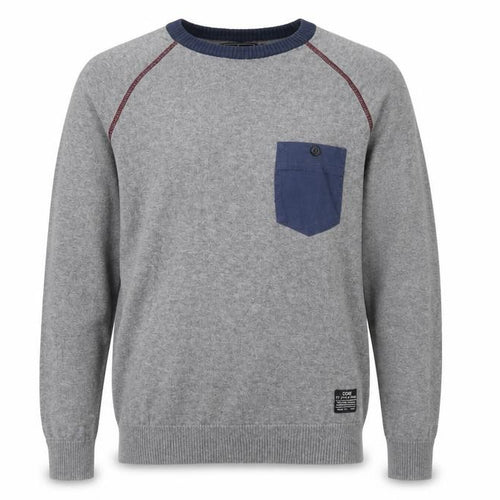Jack & Jones Men’s Grey Crew Neck Pullover Jumper M