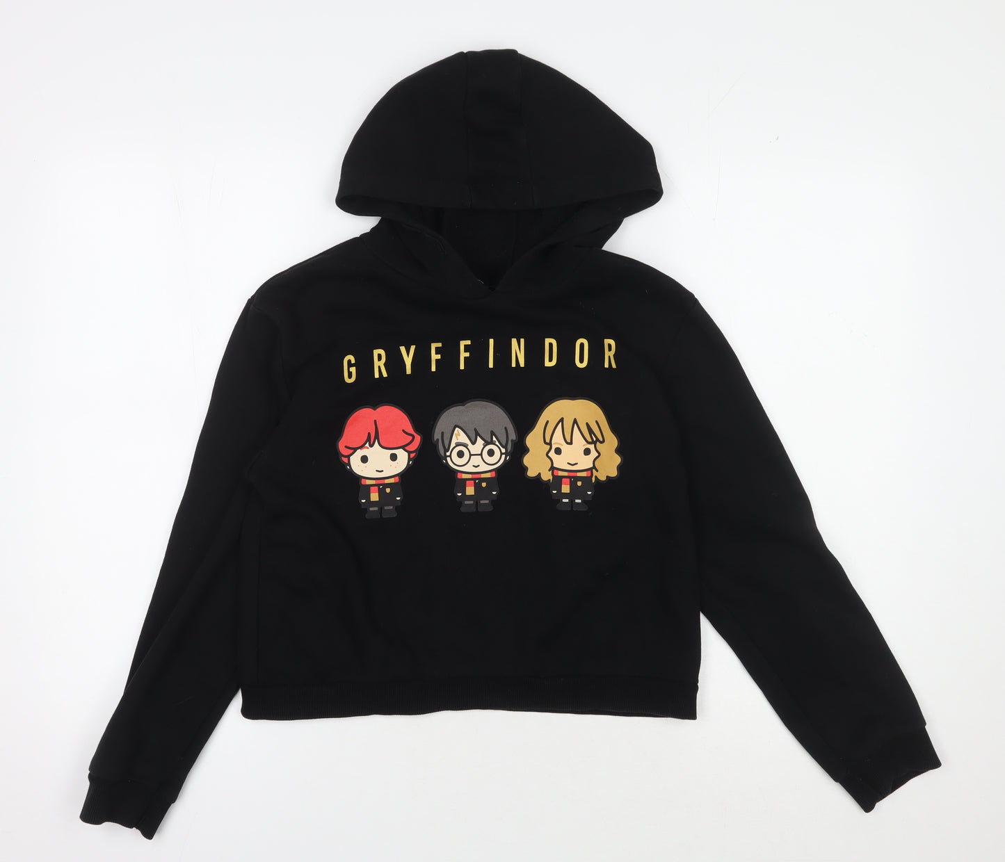 Harry Potter Girls Black Gryffindor Hoodie 11-12 Years
