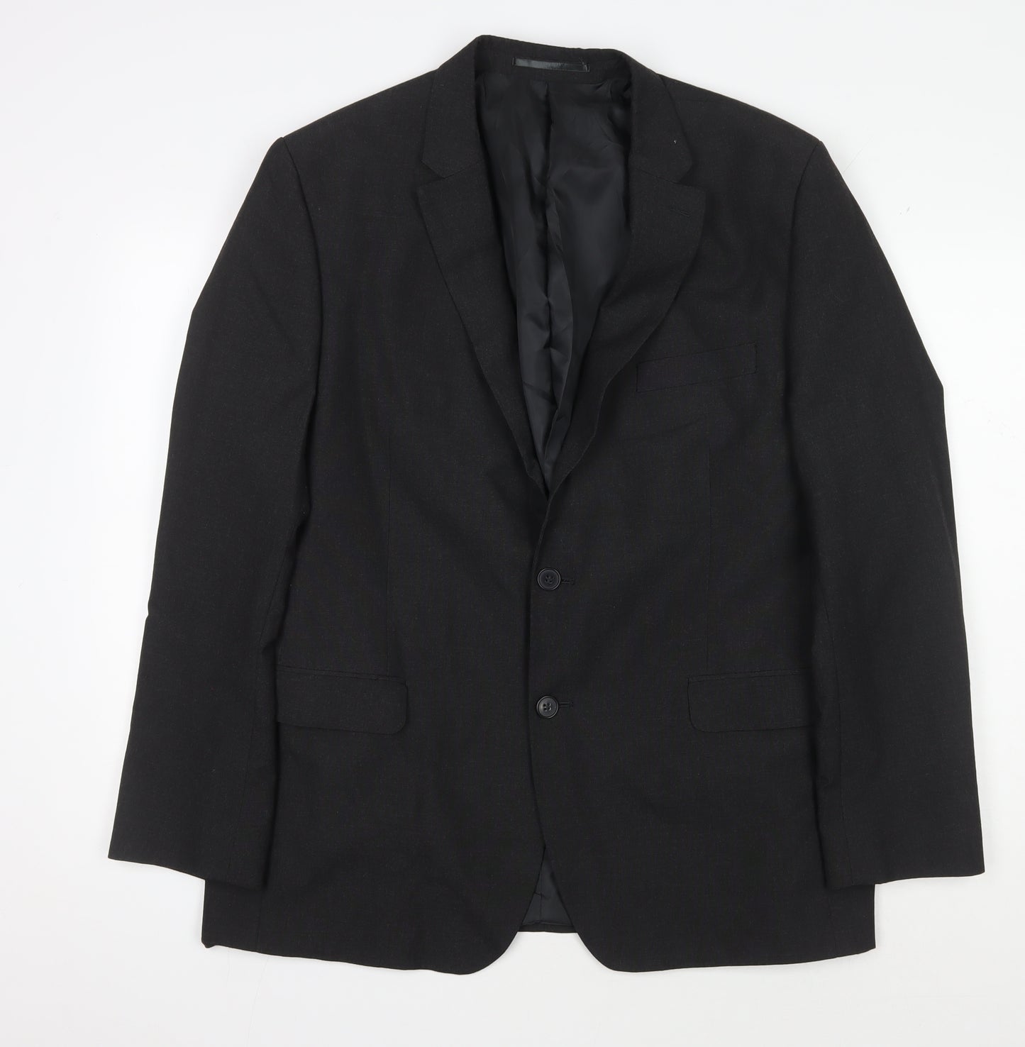 Thomas Nash Men's Black Regular Fit Blazer 44R