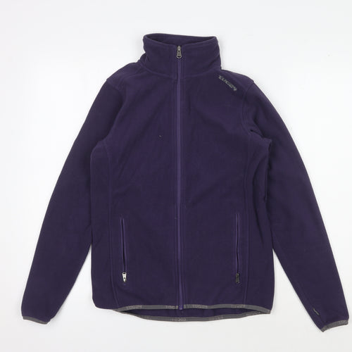 TOG24 Women's Purple Fleece Jacket Size 8 - Lightweight Casual