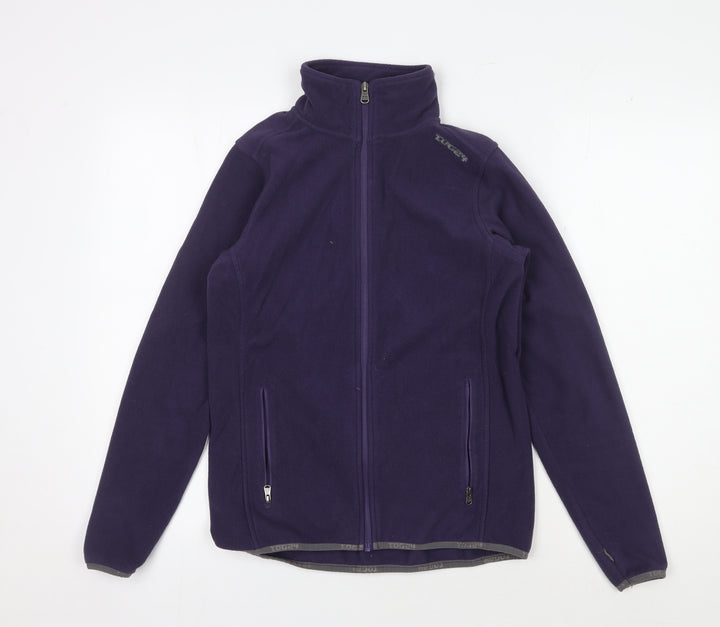 TOG24 Women's Purple Fleece Jacket Size 8 - Lightweight Casual