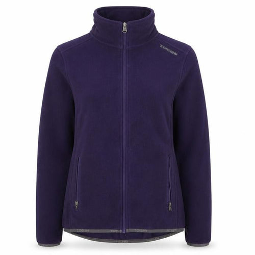 TOG24 Women's Purple Fleece Jacket Size 8 - Lightweight Casual