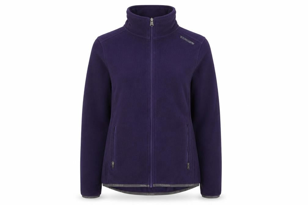 TOG24 Women's Purple Fleece Jacket Size 8 - Lightweight Casual