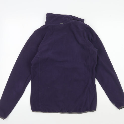 TOG24 Women's Purple Fleece Jacket Size 8 - Lightweight Casual