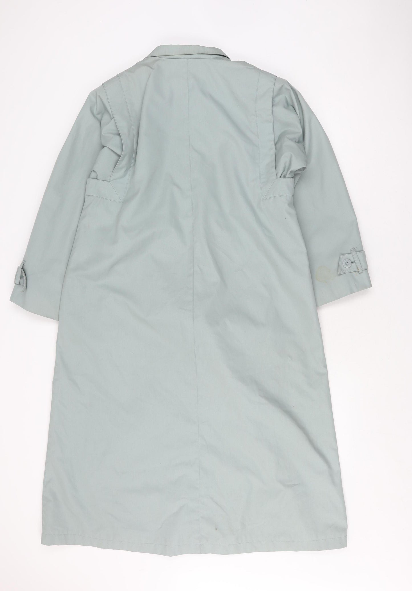 Canda Women's Blue Trench Coat Size 10 - Stylish & Practical