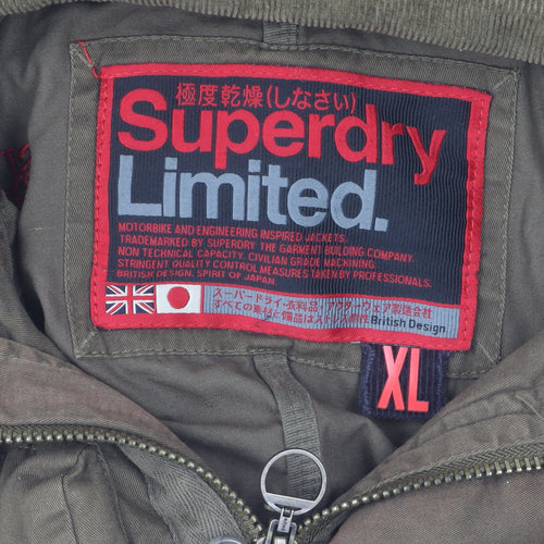 Superdry Men's Green Military Jacket XL