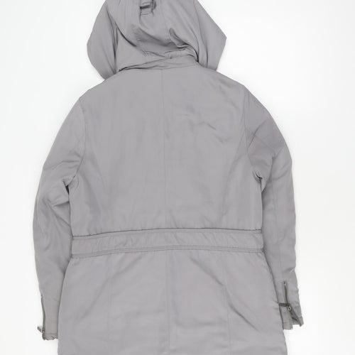 RJR John Rocha Women's Grey Parka Jacket Size 12