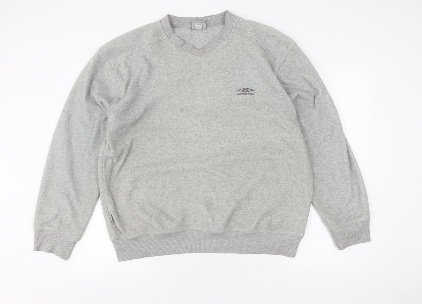 Umbro Men's Grey Pullover Sweatshirt L