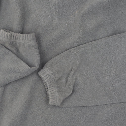 Petroleum Men's Grey Fleece Pullover Sweatshirt - Size L