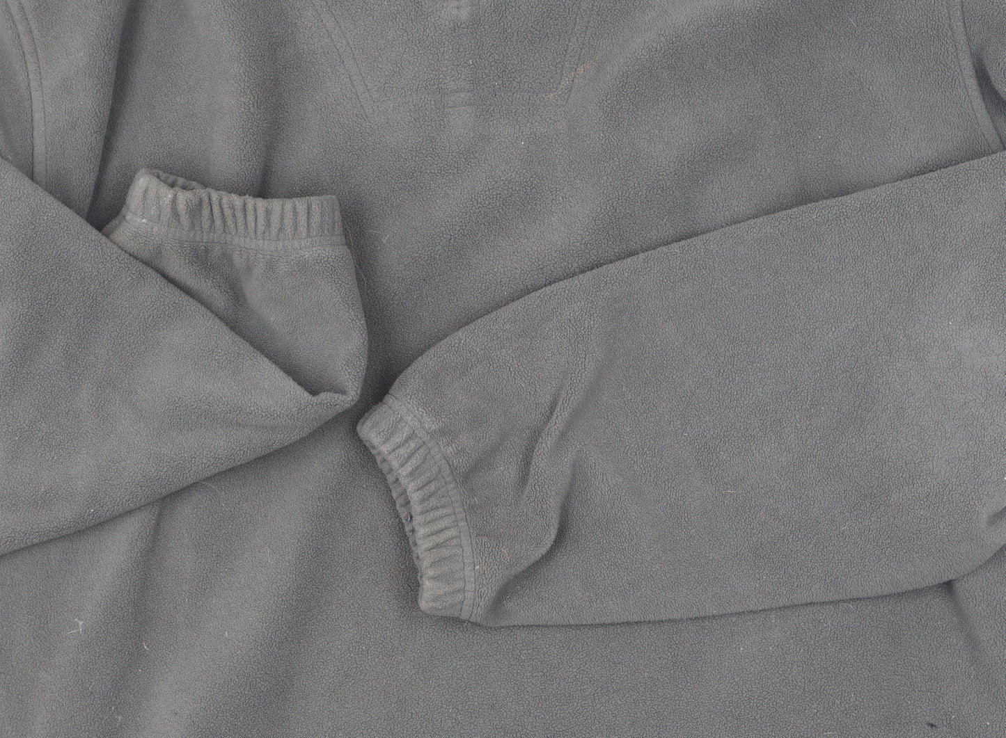 Petroleum Men's Grey Fleece Pullover Sweatshirt - Size L