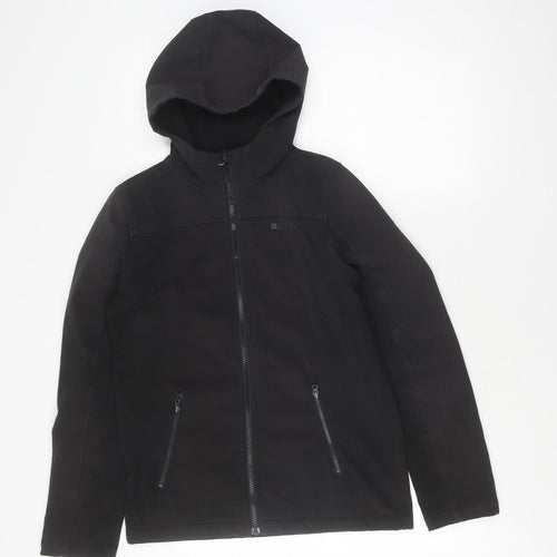 Mountain Warehouse Boys Black Hooded Jacket 13 Years