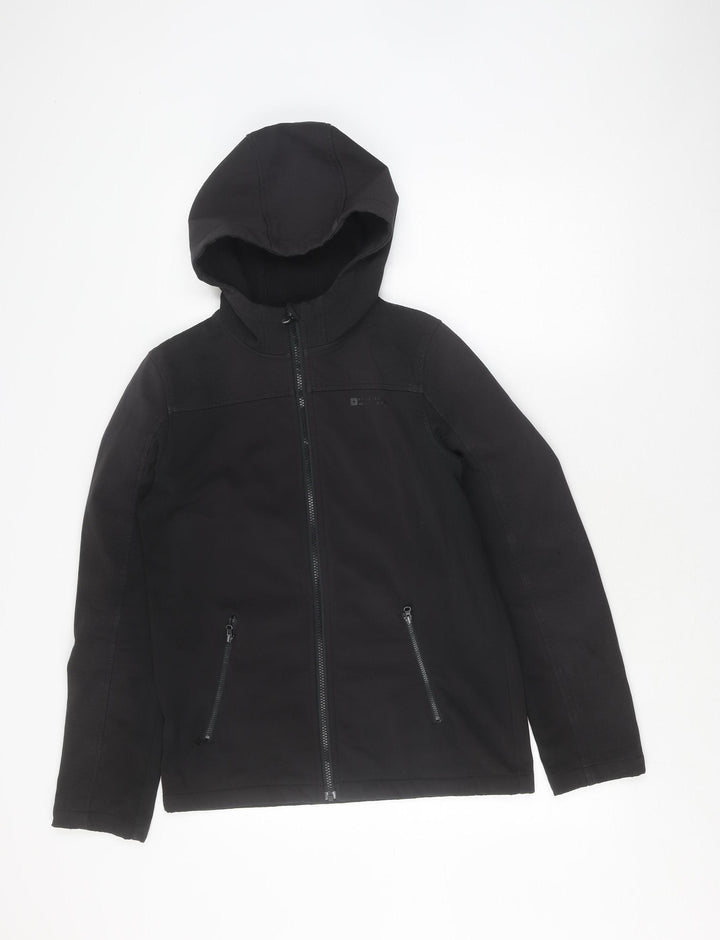 Mountain Warehouse Boys Black Hooded Jacket 13 Years