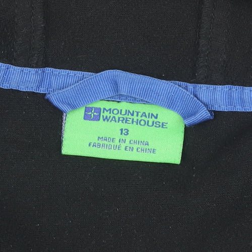 Mountain Warehouse Boys Black Hooded Jacket 13 Years