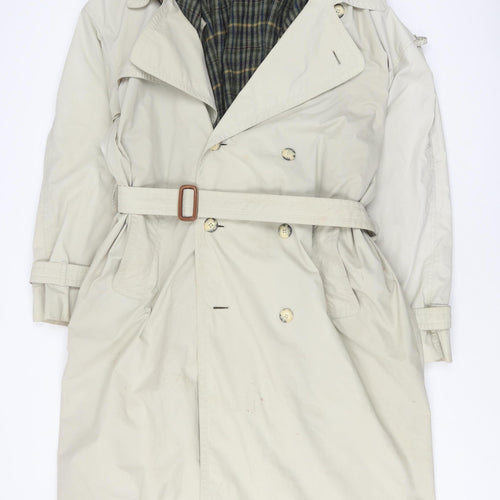 BHS Women's Beige Trench Coat XL Casual