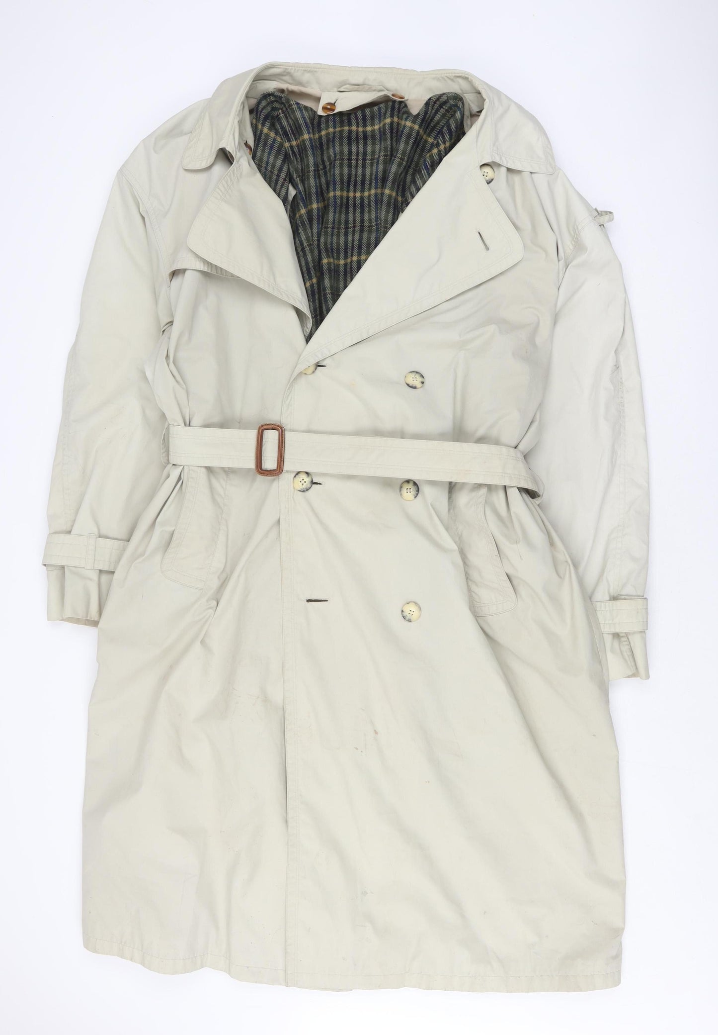 BHS Women's Beige Trench Coat XL Casual