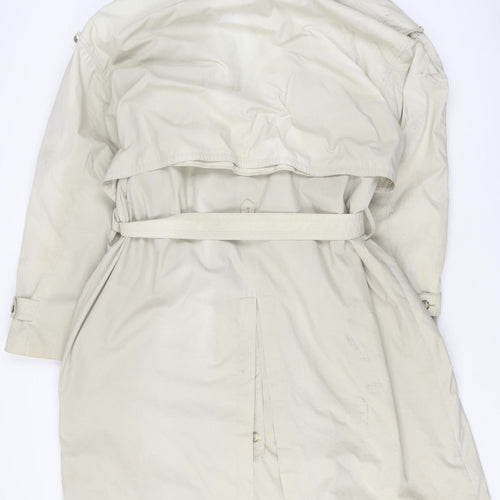 BHS Women's Beige Trench Coat XL Casual