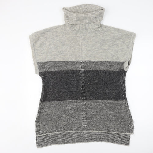 Marks & Spencer Women's Grey Roll Neck Vest M