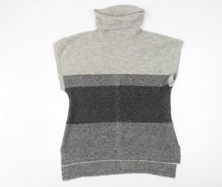 Marks & Spencer Women's Grey Roll Neck Vest M