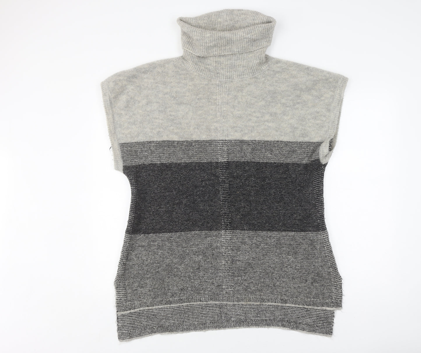 Marks & Spencer Women's Grey Roll Neck Vest M