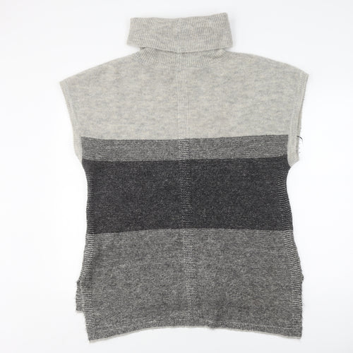 Marks & Spencer Women's Grey Roll Neck Vest M