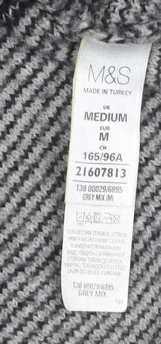 Marks & Spencer Women's Grey Roll Neck Vest M