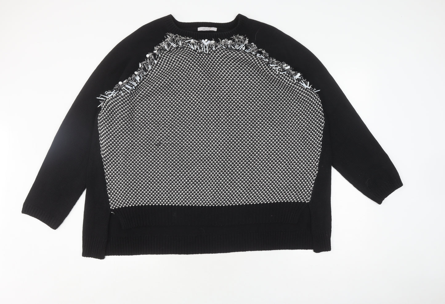 Marks and Spencer Women's Black Pullover Jumper, Size 20