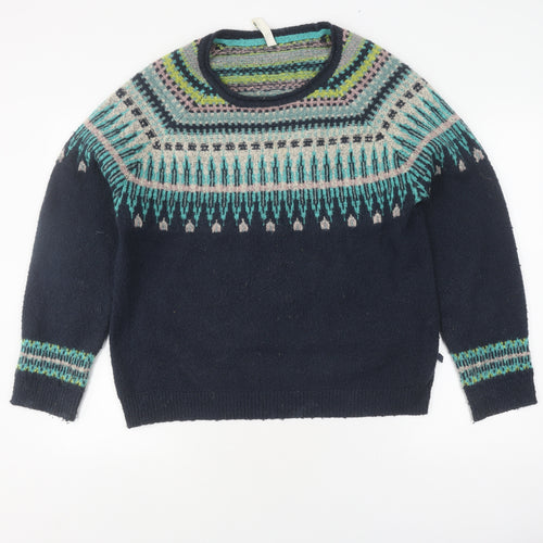 Weird Fish Women's Multicoloured Pullover Jumper Size 16