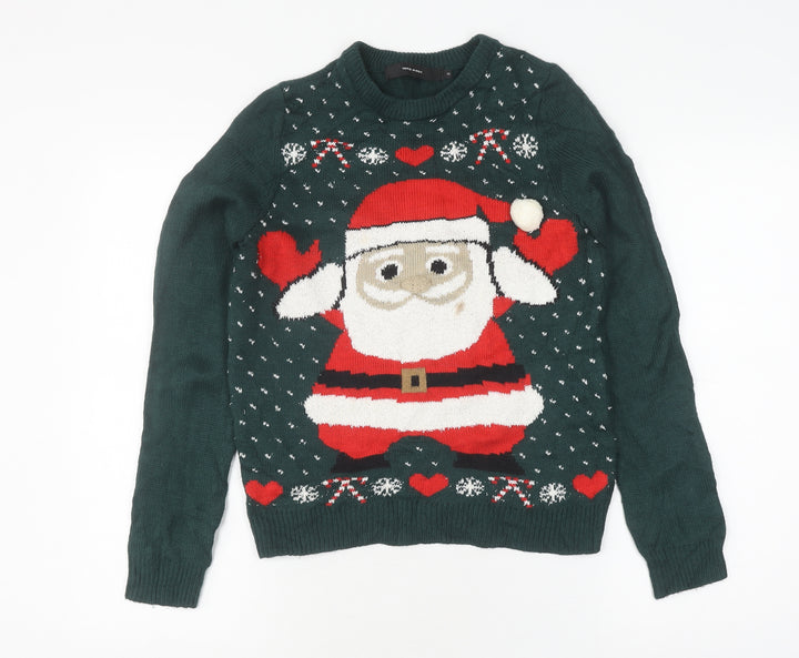 Vero Moda Women's Multicoloured XS Christmas Jumper Pullover
